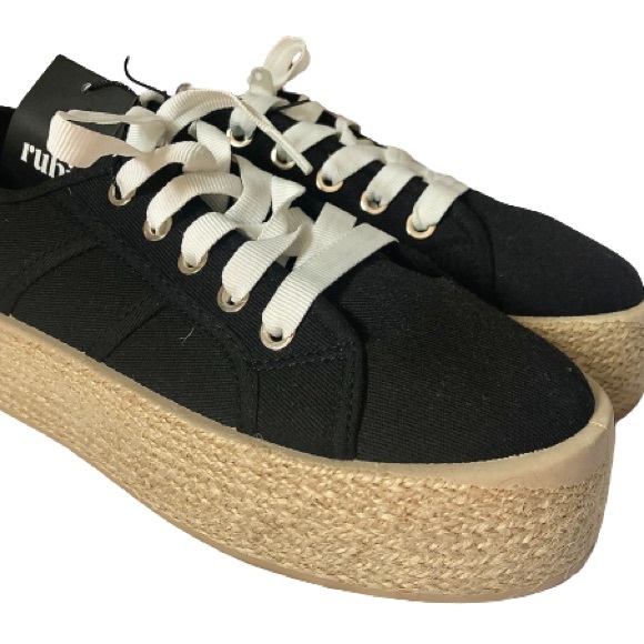 NWT Black Willow Espadrille Sneaker - Picture 2 of 7